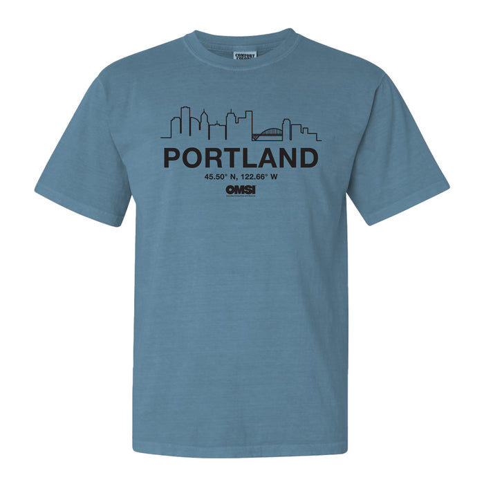 Oregon Museum of Science and Industry Coordinates T-Shirt