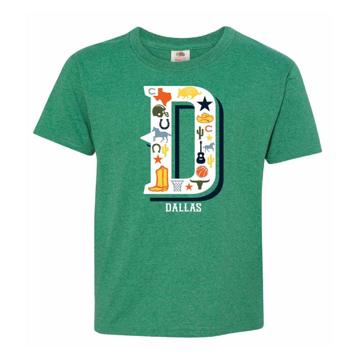 Reunion Tower Dallas Icons Youth T-Shirt