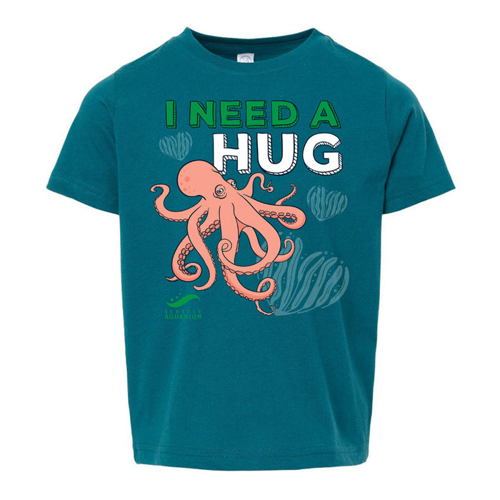Seattle Aquarium Octopus Needs a Hug Toddler T-Shirt