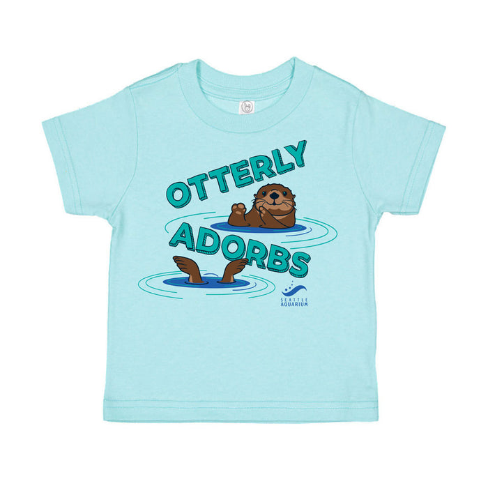 Seattle Aquarium Otterly Adorbs Toddler T-Shirt