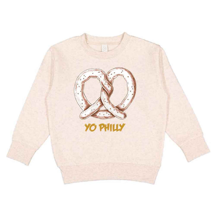 Yo Philly Pretzel Toddler Crewneck Sweatshirt