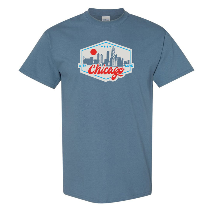 360 Chicago City Skyline Hex T-Shirt