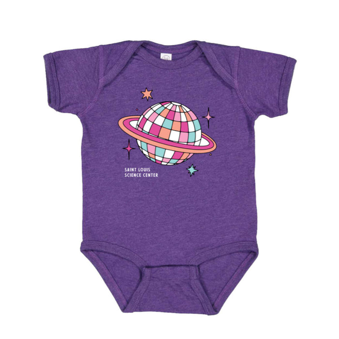 Saint Louis Science Center Disco Saturn Infant Onesie Bodysuit