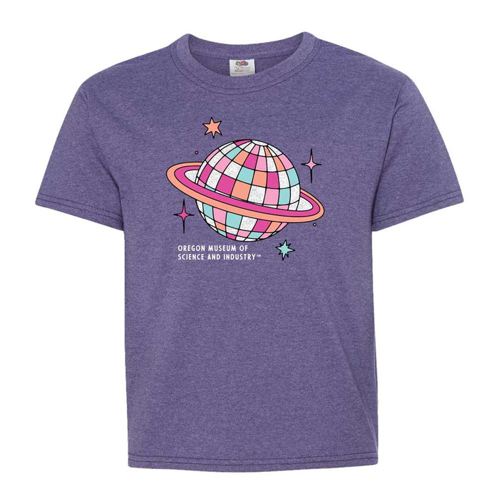 Oregon Museum of Science and Industry Disco Saturn Youth T-Shirt