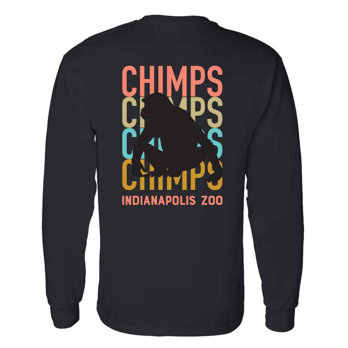 Indianapolis Zoo Chimps Silhoulette Sweatshirt