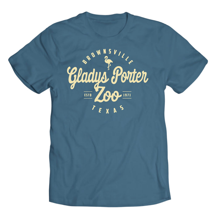 Gladys Porter Flamingo Script T-Shirt
