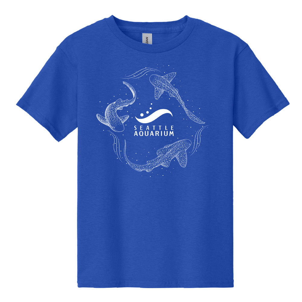 Seattle Aquarium Leopard Sharks Youth T-Shirt — Muze Merch