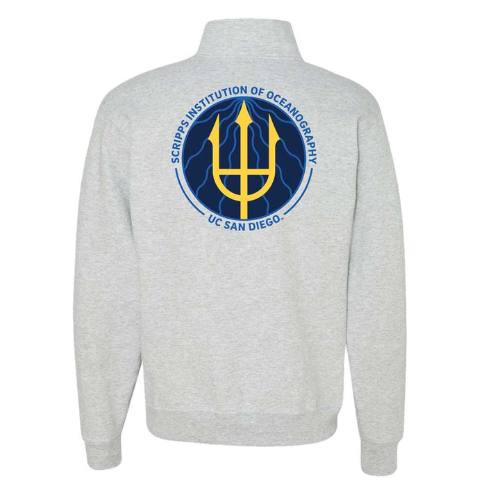 Birch Aquarium Scripps Trident Quarter Zip Sweatshirt