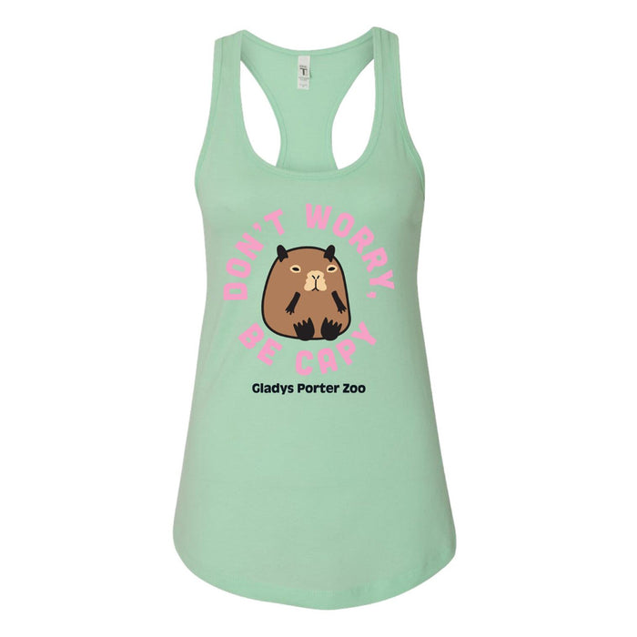 Gladys Porter Zoo Be Capy Women's Tank Top Shirt