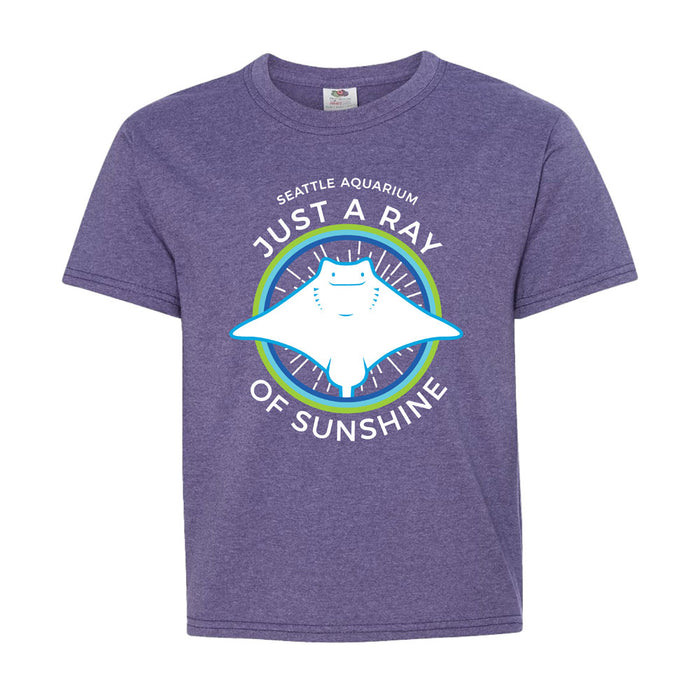 Seattle Aquarium Ray of Sunshine Youth T-Shirt