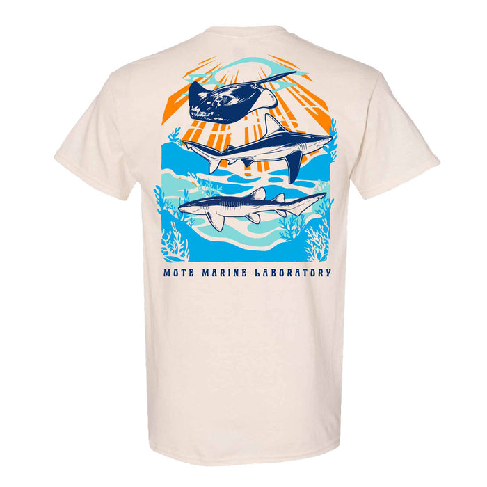 Mote Marine Laboratory Faded Pop Poster T-Shirt