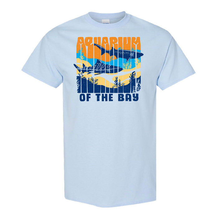 Aquarium of the Bay Shark Drop Letter T-Shirt