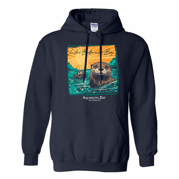 Aquarium of the Bay Life on the Bay Hooded Sweatshirt