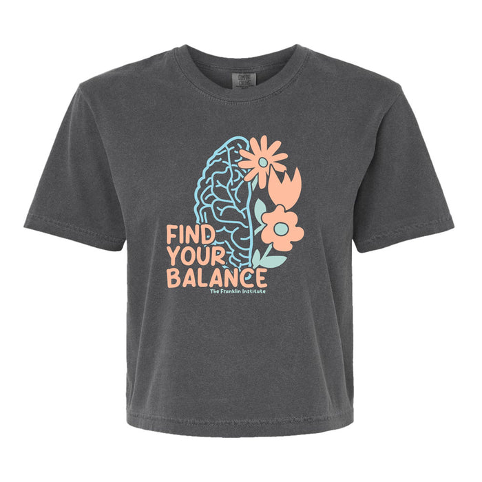 The Franklin Institute Flowers Women's Crop T-Shirt