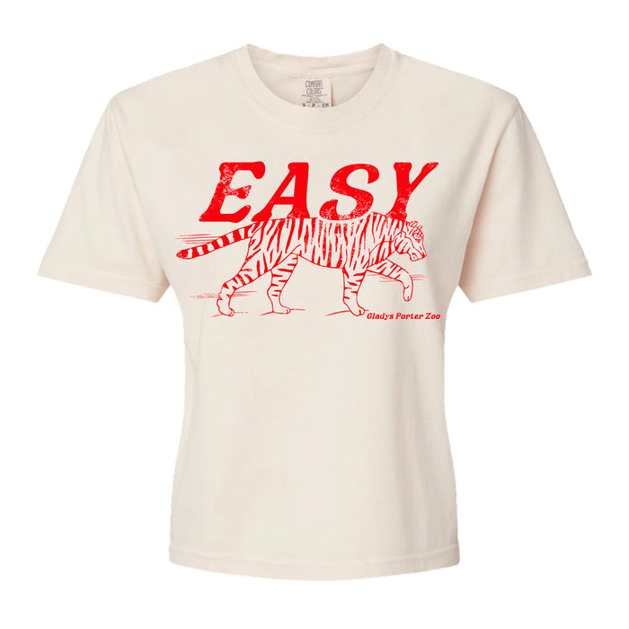 Gladys Porter Zoo Easy Tiger Crop Top