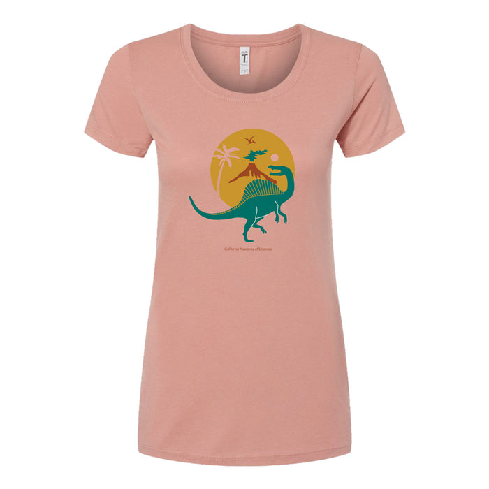 California Academy of Sciences Dinosaur Women's T-Shirt