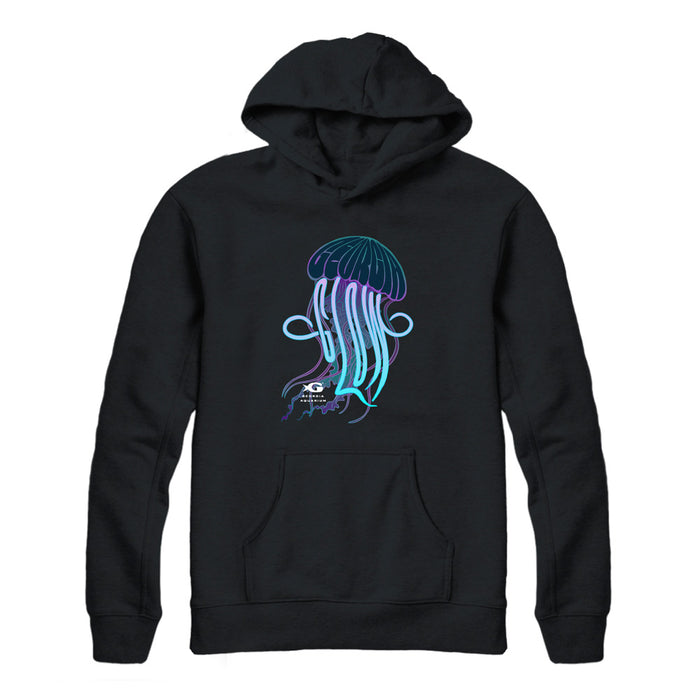 Georgia Aquarium Glow Nights Pearl Ink Jellyfish Hooded Sweatshirt