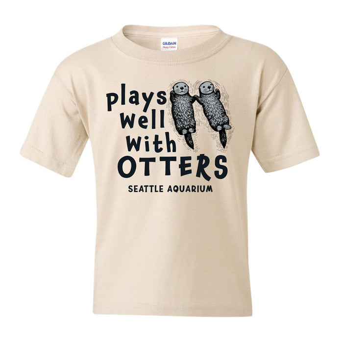 Seattle Aquarium Play Well with Otters T-Shirt