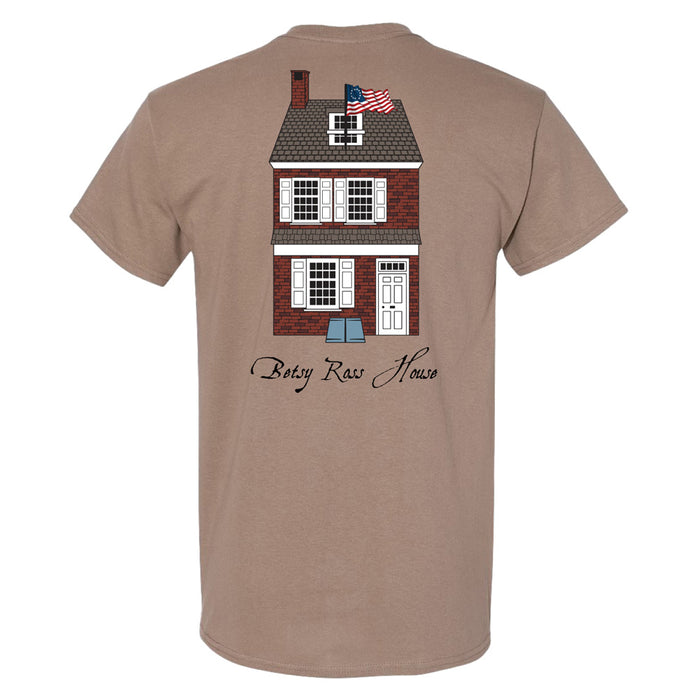 Betsy Ross House Illustration T-Shirt