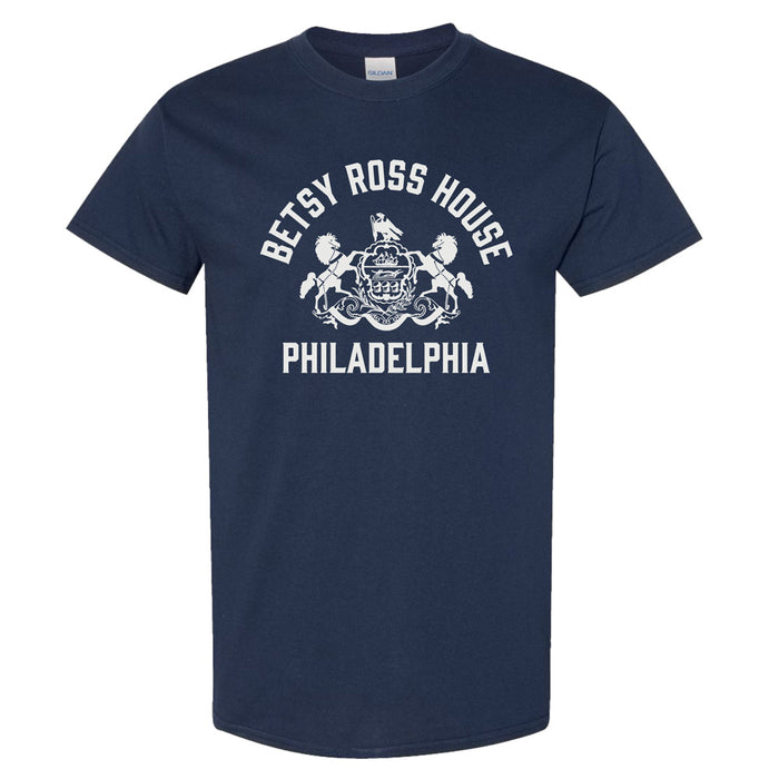 Betsy Ross House Philadelphia Emblem T-Shirt