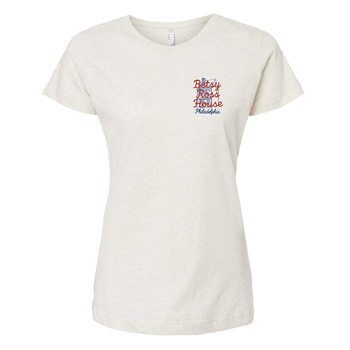Betsy Ross House Chain Stitch Women's T-Shirt