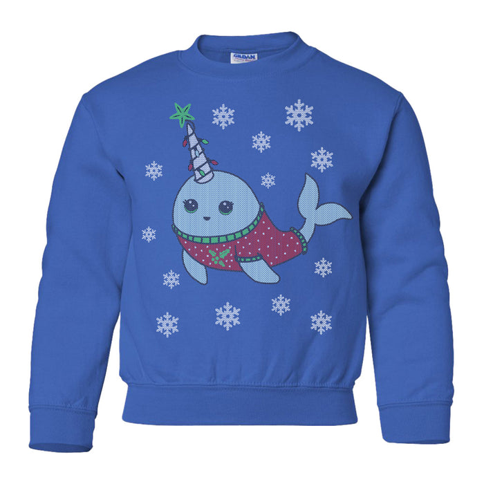 Moody Gardens Narwhaliday Youth Sweatshirt