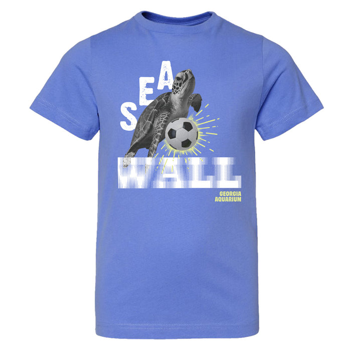 Georgia Aquarium Sea Wall Soccer Youth T-Shirt