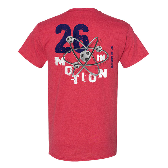 Saint Louis Science Center In Motion Soccer T-Shirt