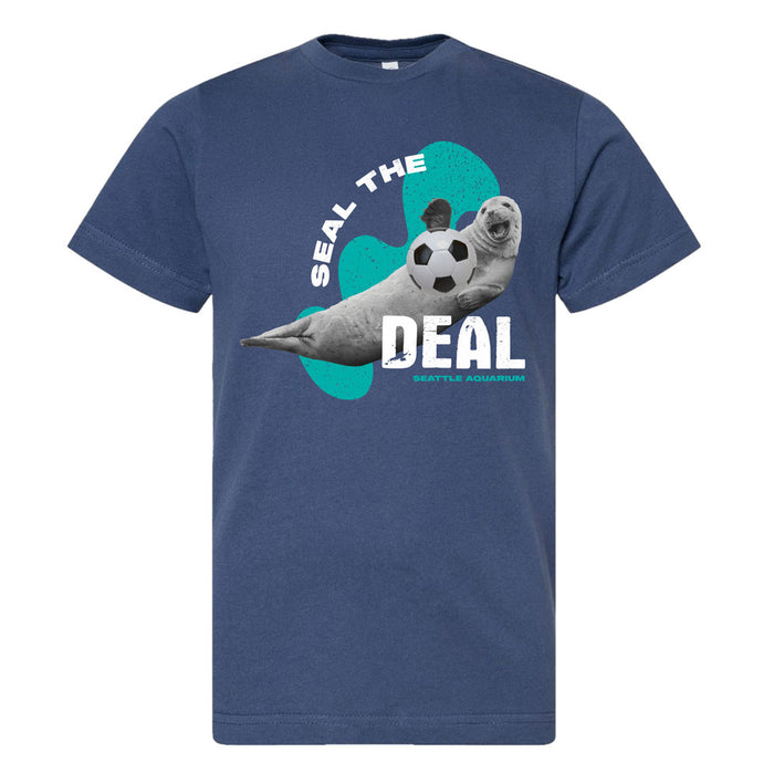 Seattle Aquarium Seal Deal Soccer Youth T-Shirt