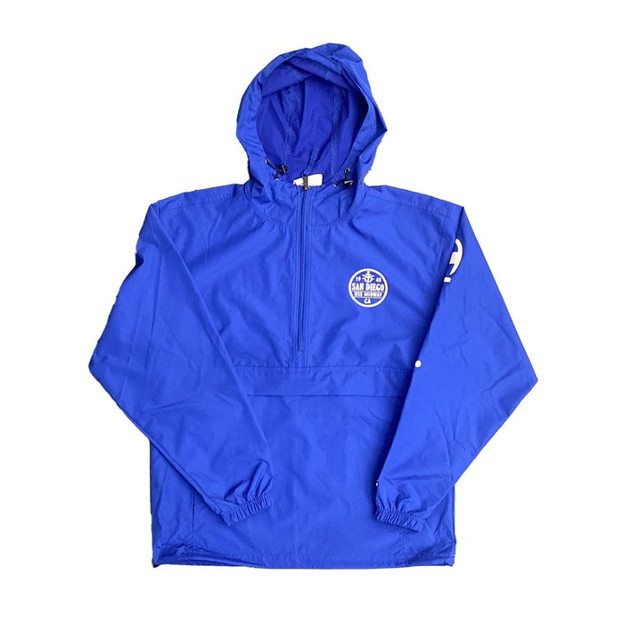 Adult USS Midway Champion Royal Blue Windbreaker
