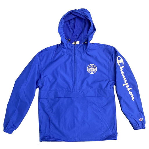 Adult USS Midway Champion Royal Blue Windbreaker