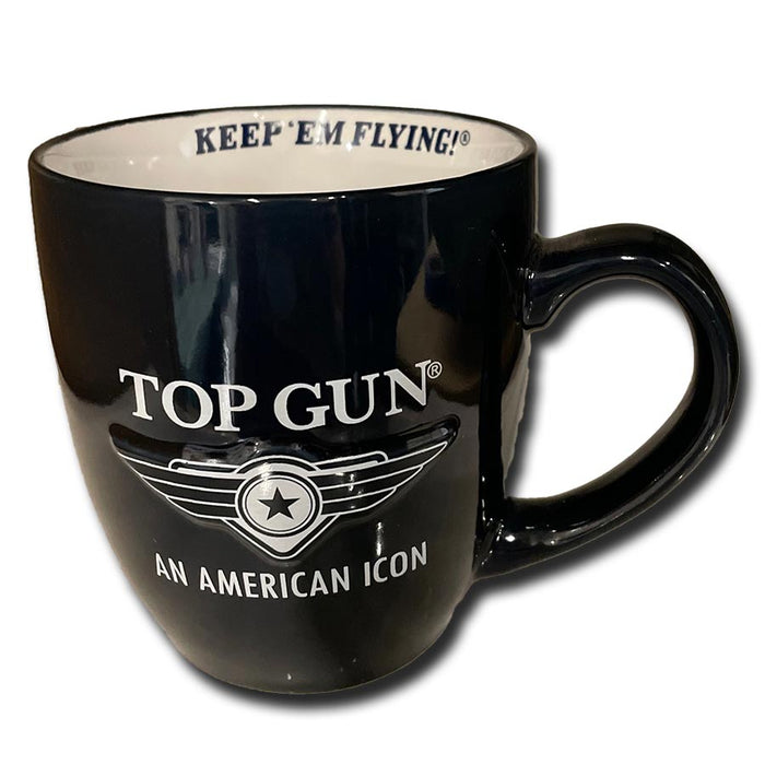 Top Gun An American Icon Navy and White Coffee Mug