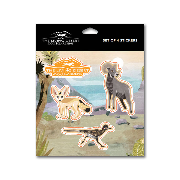 The Living Desert Zoo and Gardens Wildlife Sticker Set