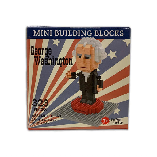 Mini Building Blocks George Washington Figure - Similar to Legos.