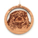 Handmade Sustainable wooden River Otter Christmas Ornament