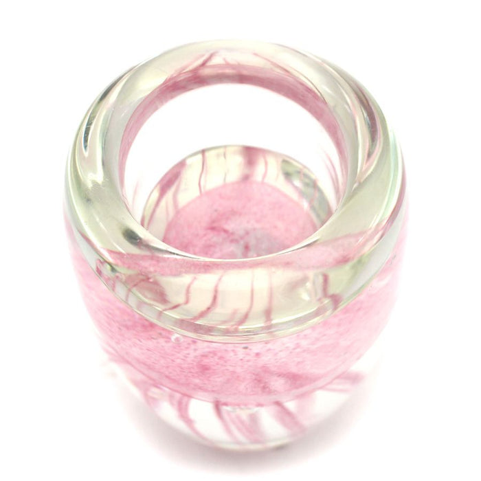Pink blown glass Jellyfish dynasty