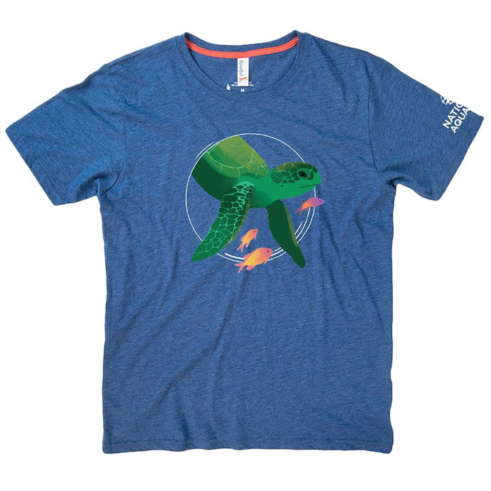 Recycled plastic Bottle Sea Turtle Tee - National Aquarium