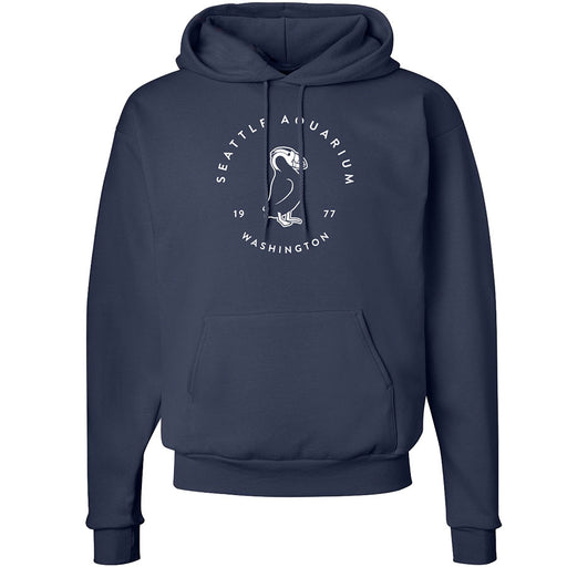 Seattle Aquarium Puffin Hooded Sweatshirt