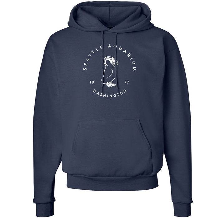 Seattle Aquarium Puffin Hooded Sweatshirt