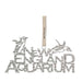 Stainless Steel New England Aquarium Penguin Christmas Ornament