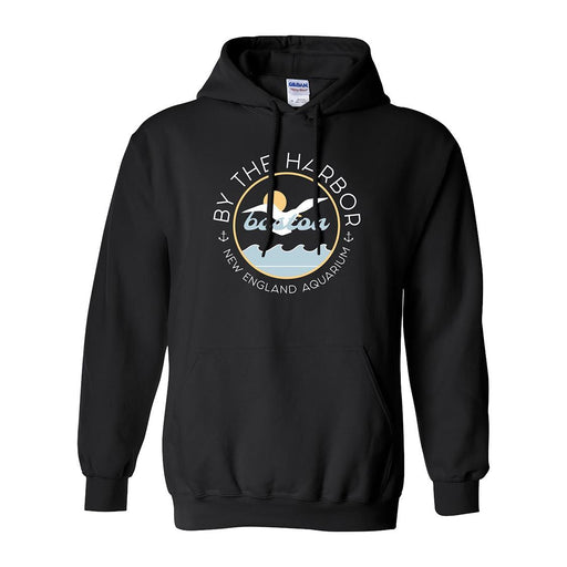 Adult Hoodie Sweatshirt By the Boston Harbor