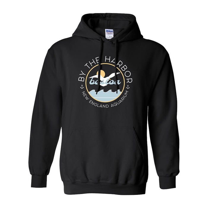 Adult Hoodie Sweatshirt By the Boston Harbor