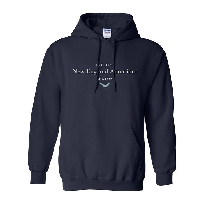 Live Blue Whale Unisex Hooded Eco-Fleece Sweatshirt