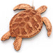 Wood Sea Turtle Christmas Ornament - National Aquarium