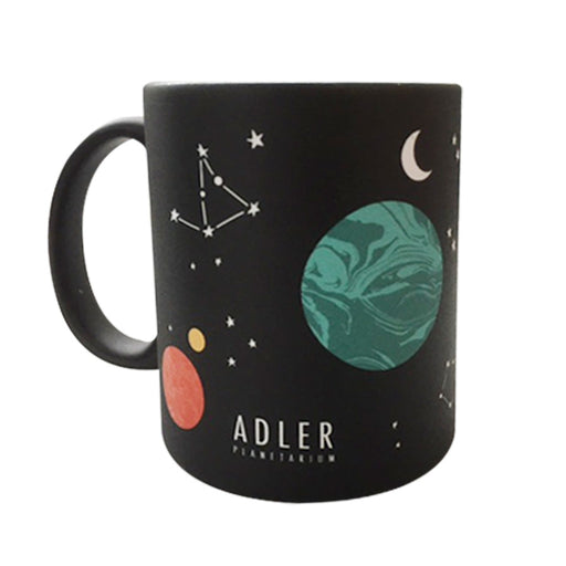 Never Stop Looking Up Ceramic Mug - Adler Aquarium Logo