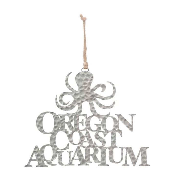 Stainless Steel Oregon Coast Aquarium Octopus Christmas Ornament