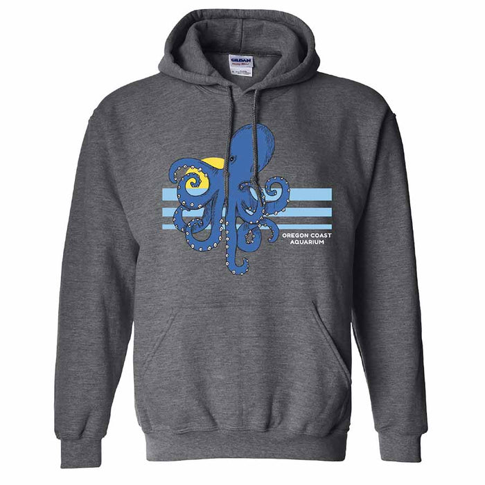Adult Hooded Sweatshirt Octopus - Oregon Coast Aquarium