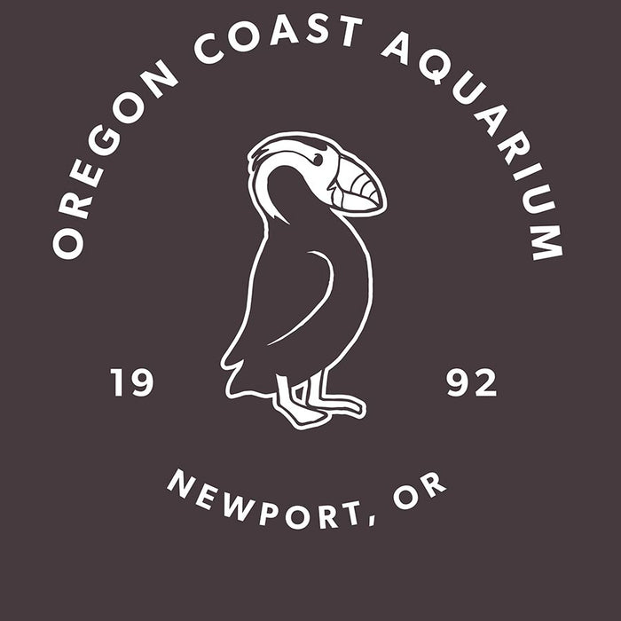 Adult Puffin Tee Shirt - Oregon Coast Aquarium Logo