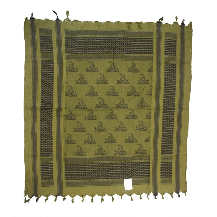 Olive Don't Tread on Me Tactical Scarf