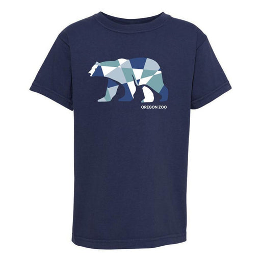 Adult Geometric Polar Bear Tee - Oregon Zoo
